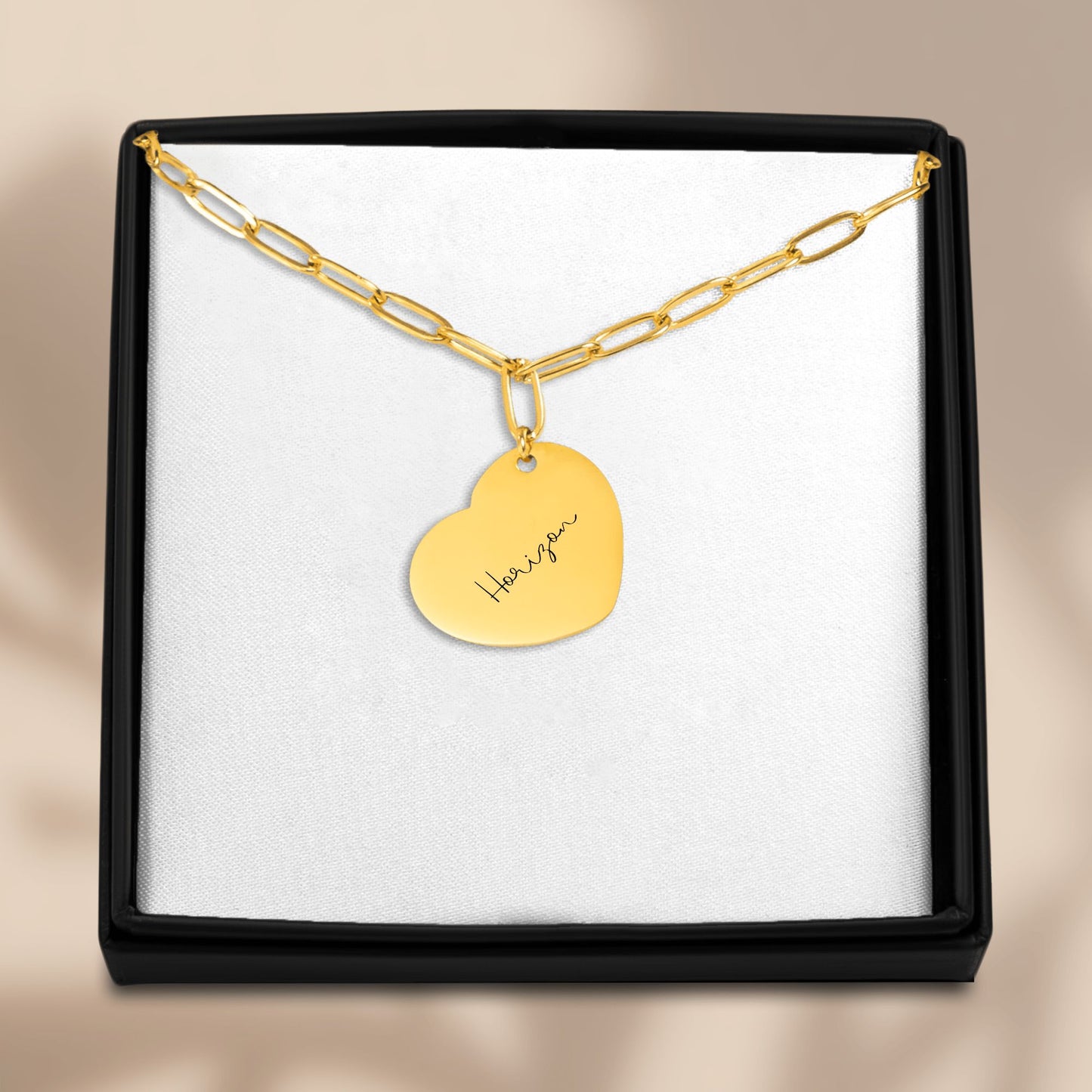 ✨ Collier Horizon – Cœur d’éternité ✨